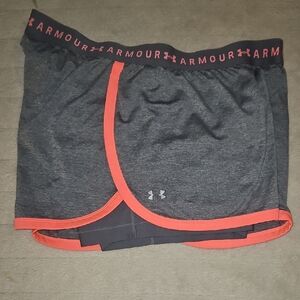 Under Armour Gray and Pink Athletic Shorts